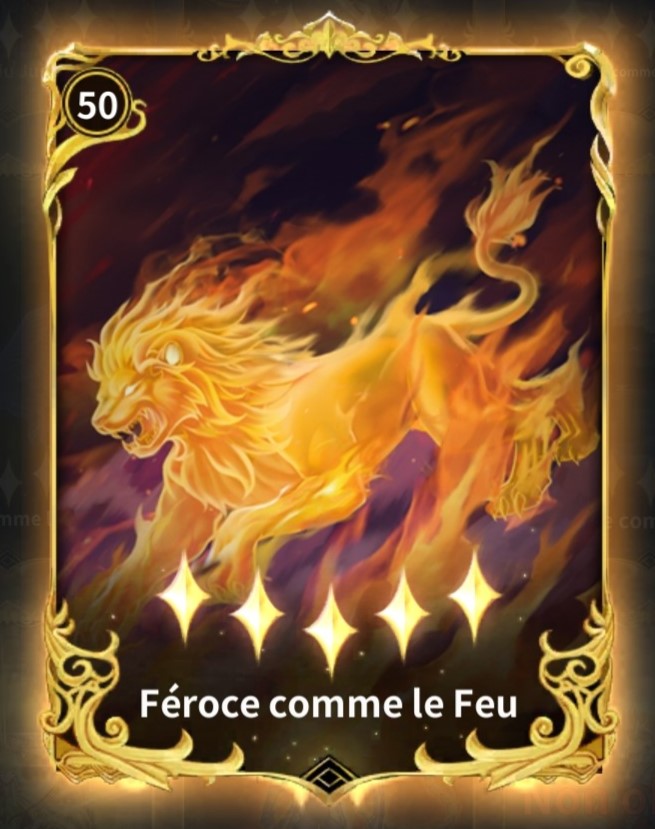 Féroce comme le Feu